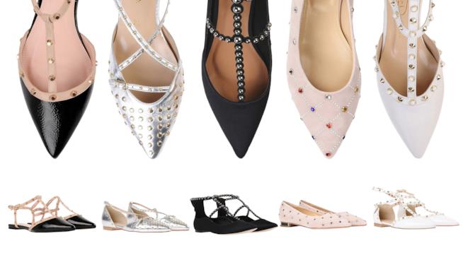 Ballerine borchiate Ballerine con borchie