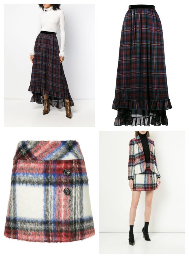 Gonne a vita alta di tendenza per l'autunno inverno 2018-19 A vita alta, le gonne di moda per l'autunno inverno 2018-19