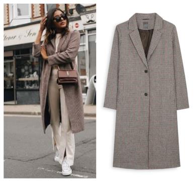 Cappotto a quadri vintage