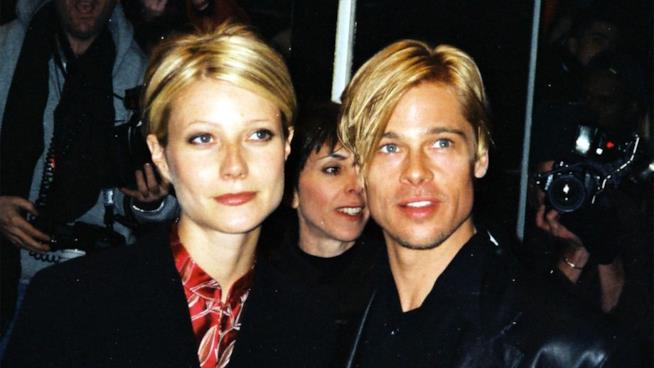 Gwyneth Paltrow e Brad Pitt negli anni '90 La coppia anni '90 Brad Pitt e Gwyneth Paltrow