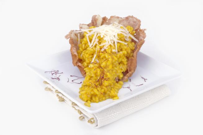 Risotto in Cialda