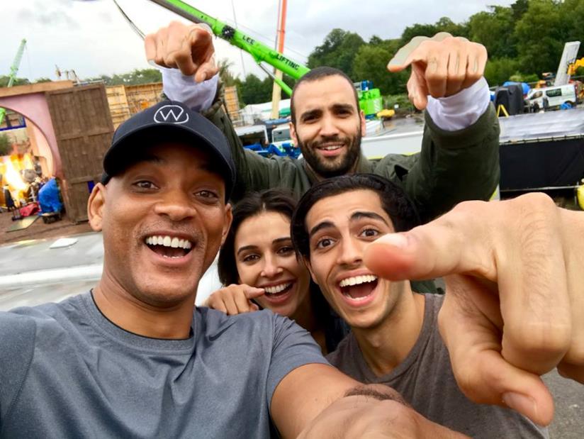 Aladdin, il live action: è polemica per il trucco di alcune comparse bianche Il cast di Aladdin