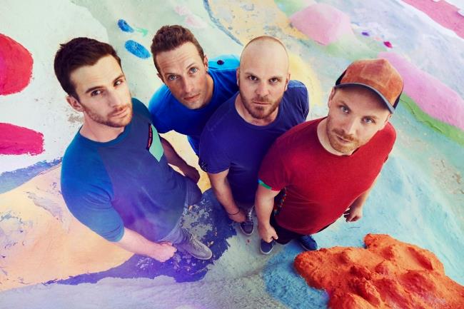 Coldplay per EP Kalediscope I Coldplay per la pubblicazione di Kaleidoscope