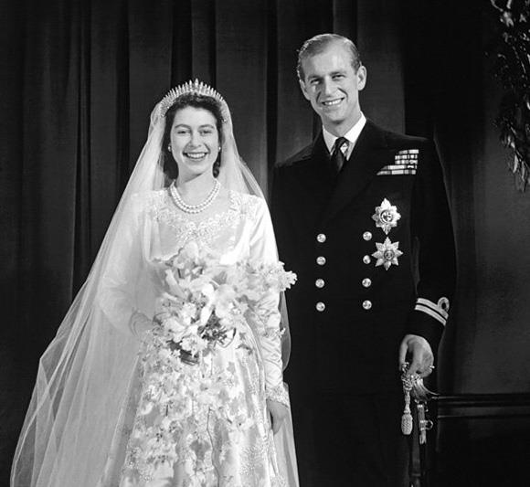 La Regina Elisabetta e Filippo nel giorno del matrimonio Matrimonio Elisabetta e Filippo