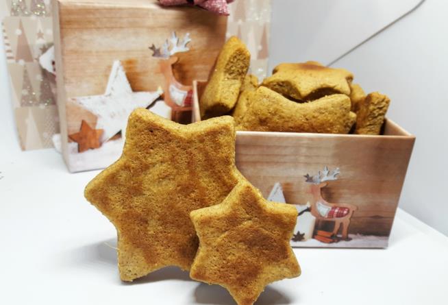 Gingerbread Biscotti a forma di stella