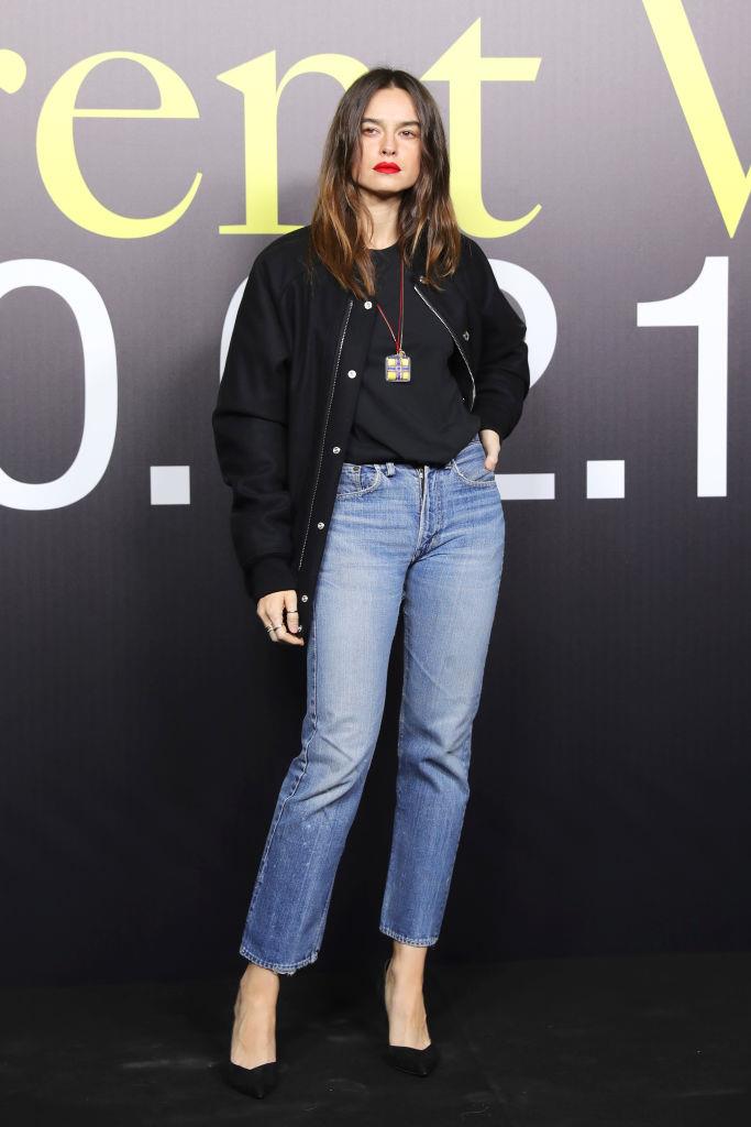 Kasia Smutniak, serissima alla sfilata Moncler Kasia Smutniak alla sfilata Moncler