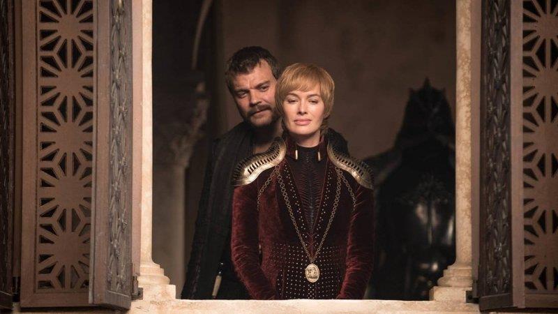 Greyjoy e Cersei Greyjoy e Cersei in Game of Thrones 8x04