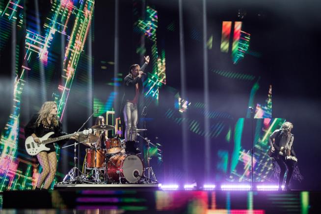 I Maneskin sul palco di X Factor I Maneskin rivelazione di X Factor