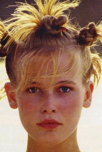Claudia Schiffer Claudia Schiffer da bambina