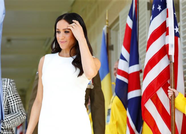 Meghan Markle con i gioielli di Diana Meghan Markle in Australia
