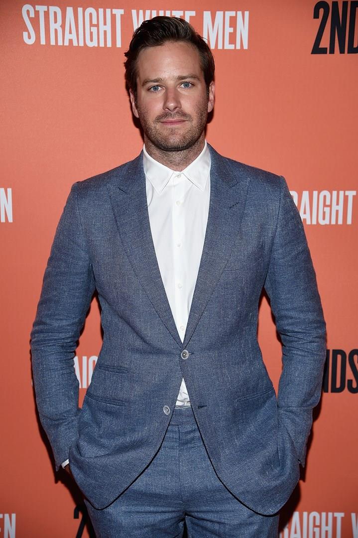 Armie Hammer alla prima di Straight White Men Armie Hammer