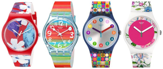 Orologi coloratissimi e pop di moda per l'estate 2018 Multicolore, gli orologi da donna di tendenza per l'estate 2018