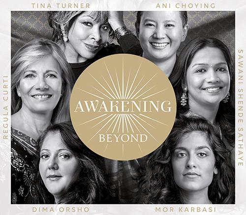 Awakening Beyond, nuovo album del progetto Beyond La copertina di Awakening beyond, con un cerchio e la scritta interna e le sei donne del progetto intorno