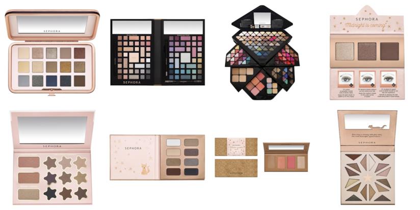 Palette natalizie di cosmetici di Sephora Trousse di trucchi di Sephora per Natale