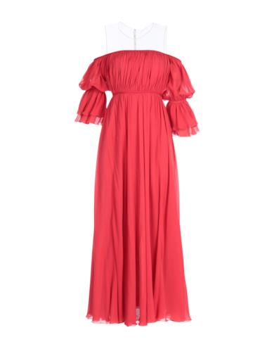 Vestito rosso in seta