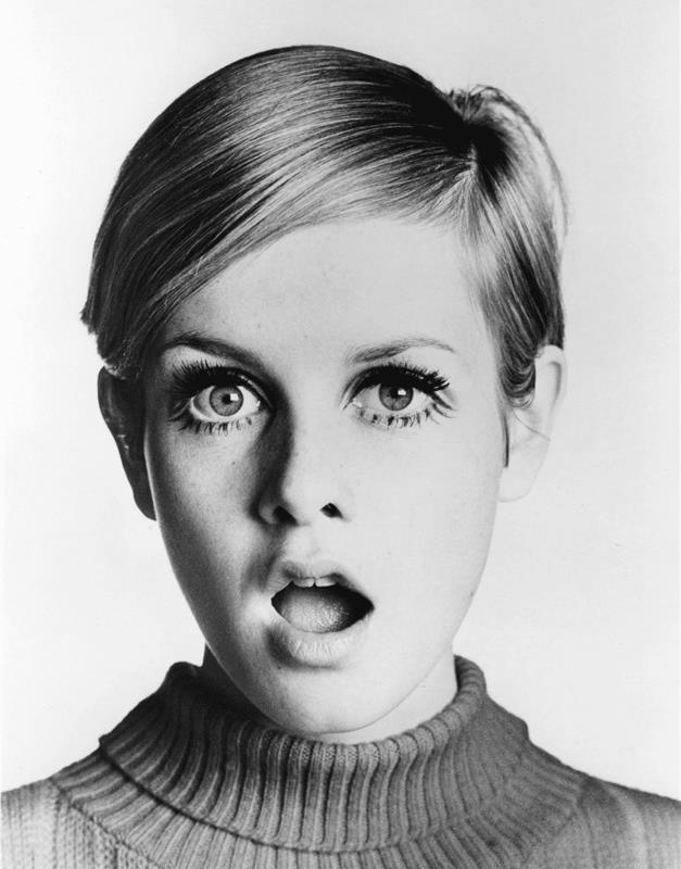 La modella Twiggy Twiggy