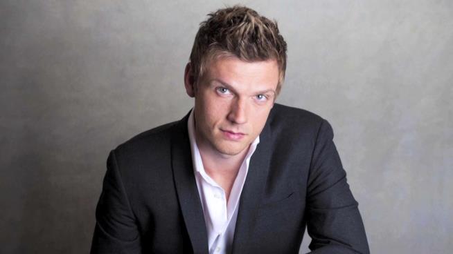 Il cantante Nick Carter Un primo piano di Nick Carter