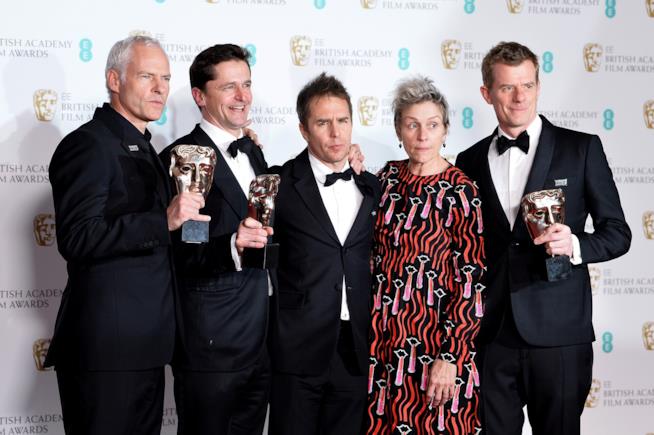 L'elenco completo di tutti i vincitori dei BAFTA Awards 2018 Il cast di Tre Manifesti a Ebbing, Missouri