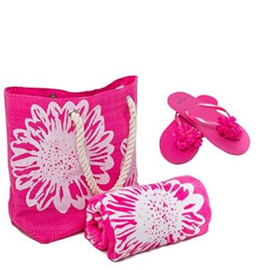 Telo Mare + Borsa da Spiaggia Donna + Infradito