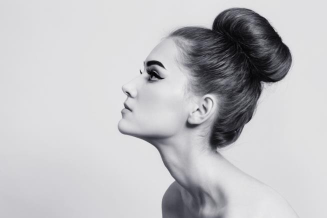 Come fare lo chignon perfetto Uno chignon in primo piano