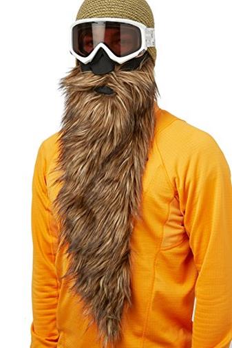 Maschera da sci con barba finta