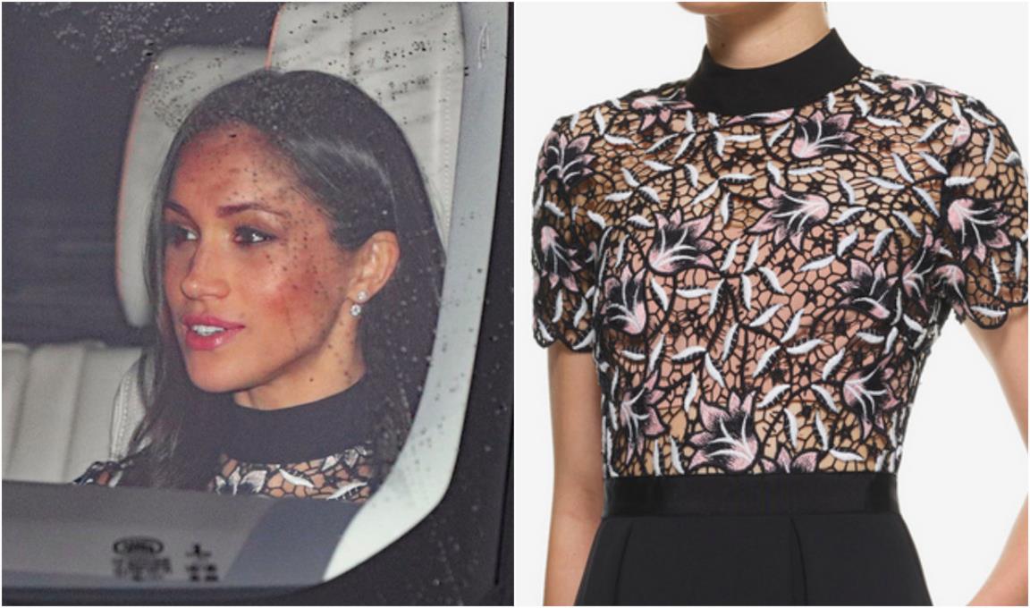 Meghan Markle con abito Self-Portait