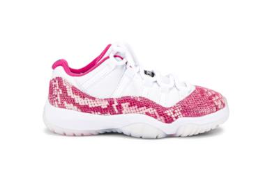 AIR JORDAN XI LOW - DONNA WHITE/PINK