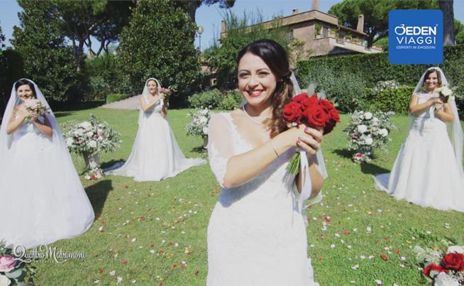Le spose dell'episodio 4 di Quattro Matrimoni Quattro spose sfavillanti