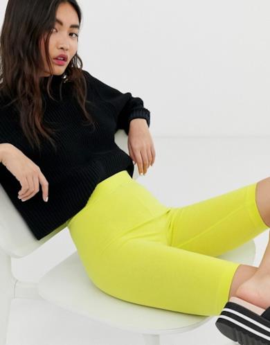 Leggings corti fluo