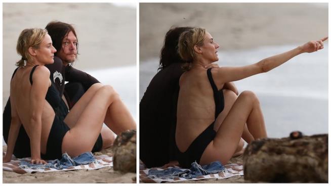 Diane Kruger e Norman Reedus, vacanze d'amore in Costa Rica Alcuni scatti di Diane Kruger e Norman Reedus