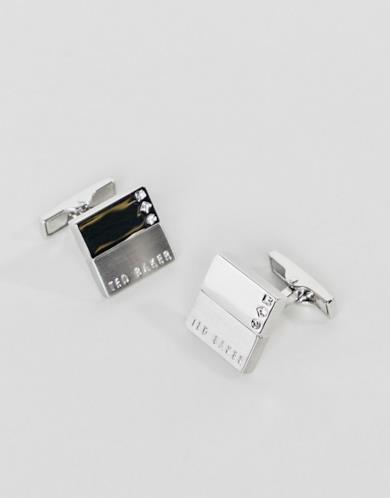 Cade - Gemelli argento con cristalli