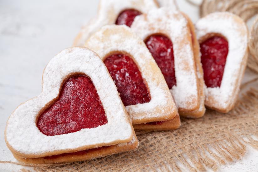 Ricetta dei biscotti al burro con marmellata Biscotti al burro con marmellata