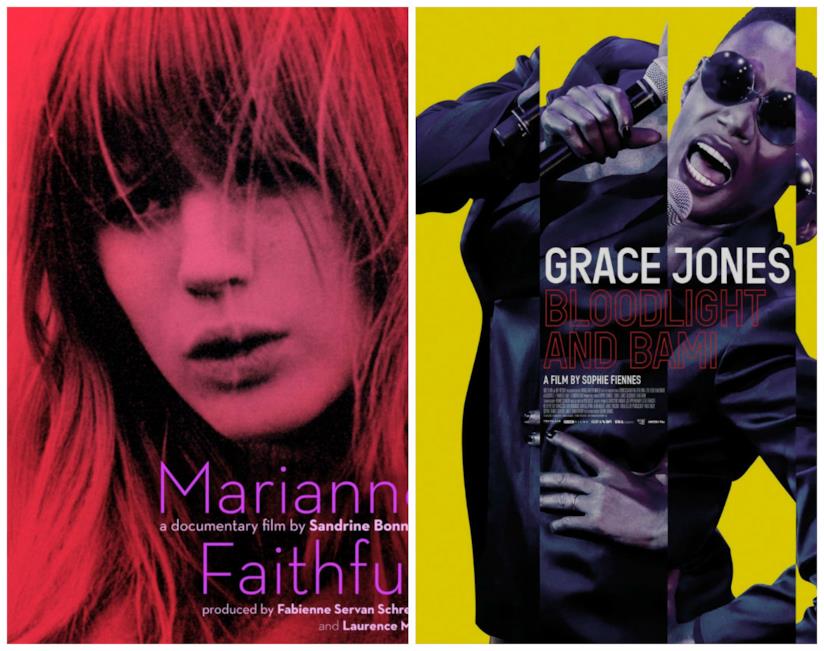 Al 35° Torino Film Festival i documentari su Marianne Faithfull e Grace Jones Le locandine di Faithfull e Grace Jones: Bloodlight And Bami