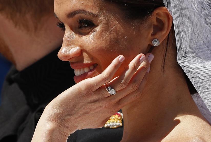 Meghan Markle ha sostituito il suo anello? Meghan Markle in primo piano