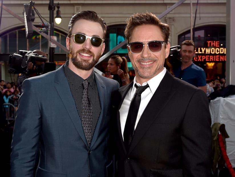 Gli audaci auguri di Robert Downey Jr. per il compleanno di Chris Evans Chris Evans e Robert Downey Jr.