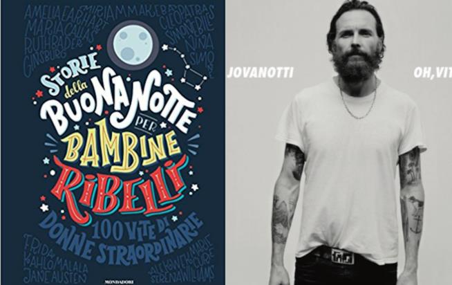 I libri e gli album del 2017 più amati dagli italiani secondo Amazon Le copertine di Storie della buonanotte per bambine ribelli e di Oh, Vita!