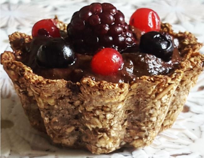 Cestino di avena Dolcetto alla crema