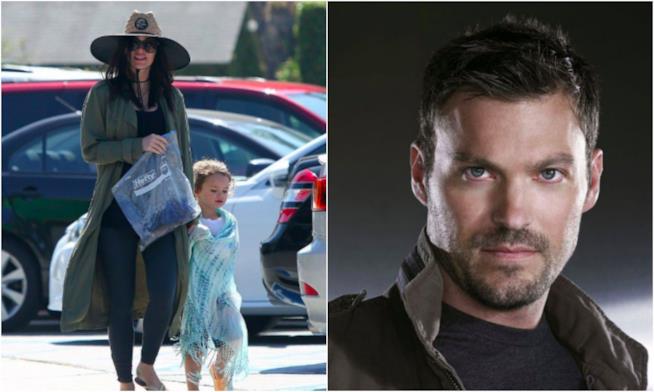 Brian Austin Green e le critiche al figlio Un collage tra Brian Austin Green, Megan Fox e il figlio