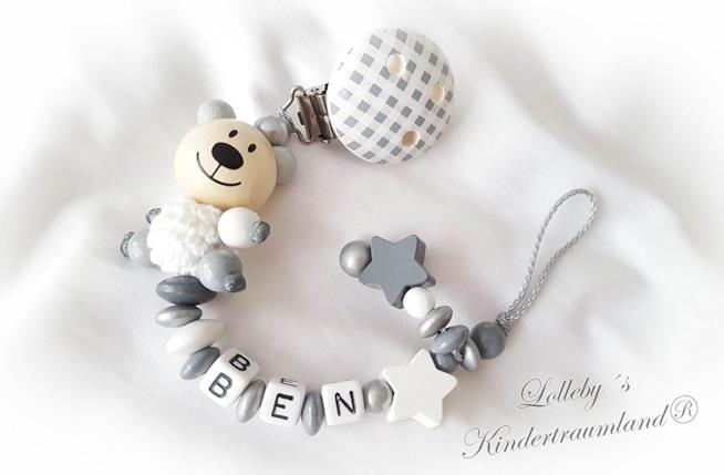 Catenella porta succhietto personalizzabile Catenella porta succhietto personalizzabile