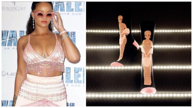 Rihanna lancia una linea di calzini I nuovi calzini disegnati da Rihanna
