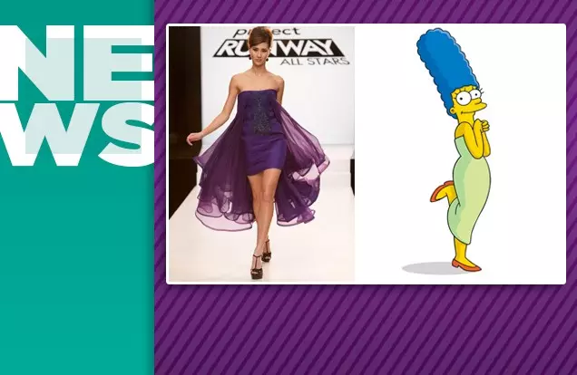 Marge dice “Basta verde!” e Project Runway risponde col viola