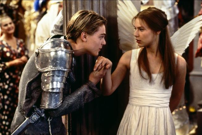 Le coppie di attori che si amavano sul set ma nella vita reale no Romeo + Juliet interpretato da Leonardo Di Caprio e Claire Danes