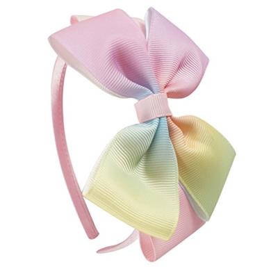 Cerchietto per capelli con fiocco colorato