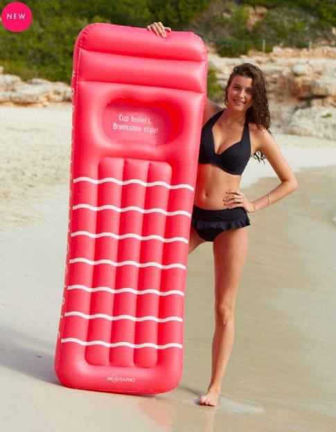 Materassino Lilo Il materassino Lilo sulla spiaggia