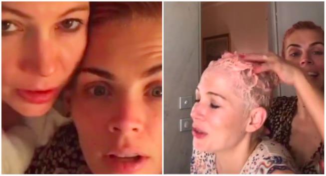 Michelle Williams e Busy Philipps fanno una follia Michelle Williams e Busy Philipps
