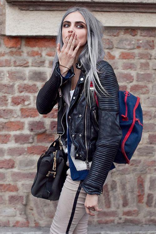 Cara Delevingne Cara Delevingne e i capelli grigi