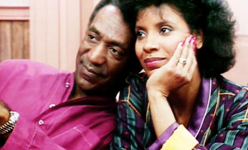 I Robinson, genitori di cinque figli Cliff e Claire in una scena de I Robinson