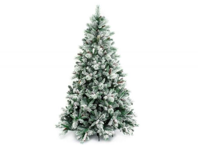 Albero natalizio innevato Albero di Natale innevato