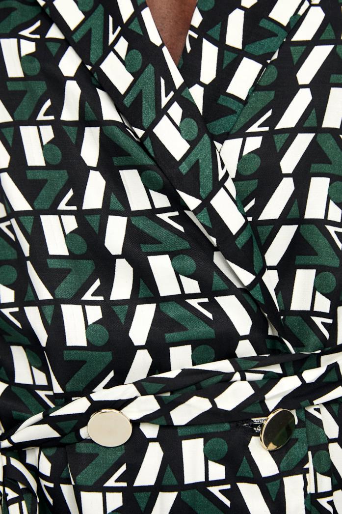 Dettagli vestito in viscosa con stampa a loghi Zara Dettagli vestito in viscosa con stampa a loghi Zara