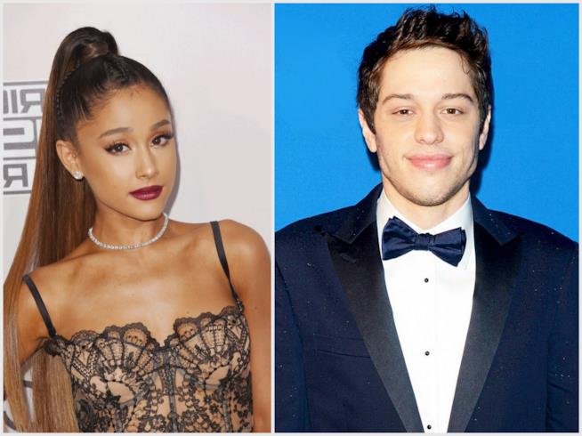 Ariana Grande è ufficialmente fidanzata con Pete Davidson Ariana Grande e Pete Davidson